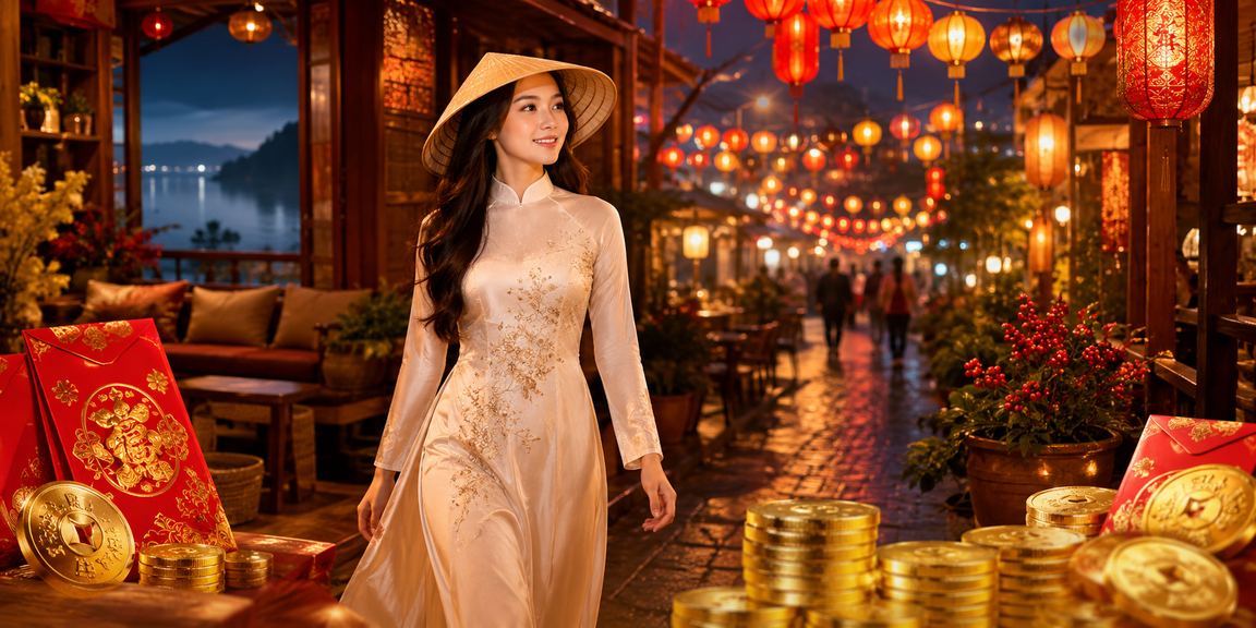 Người chơi trải nghiệm slot mới phong cách Tết tại Đà Lạt